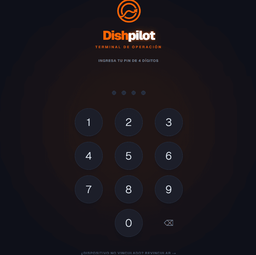 Terminal POS DishPilot